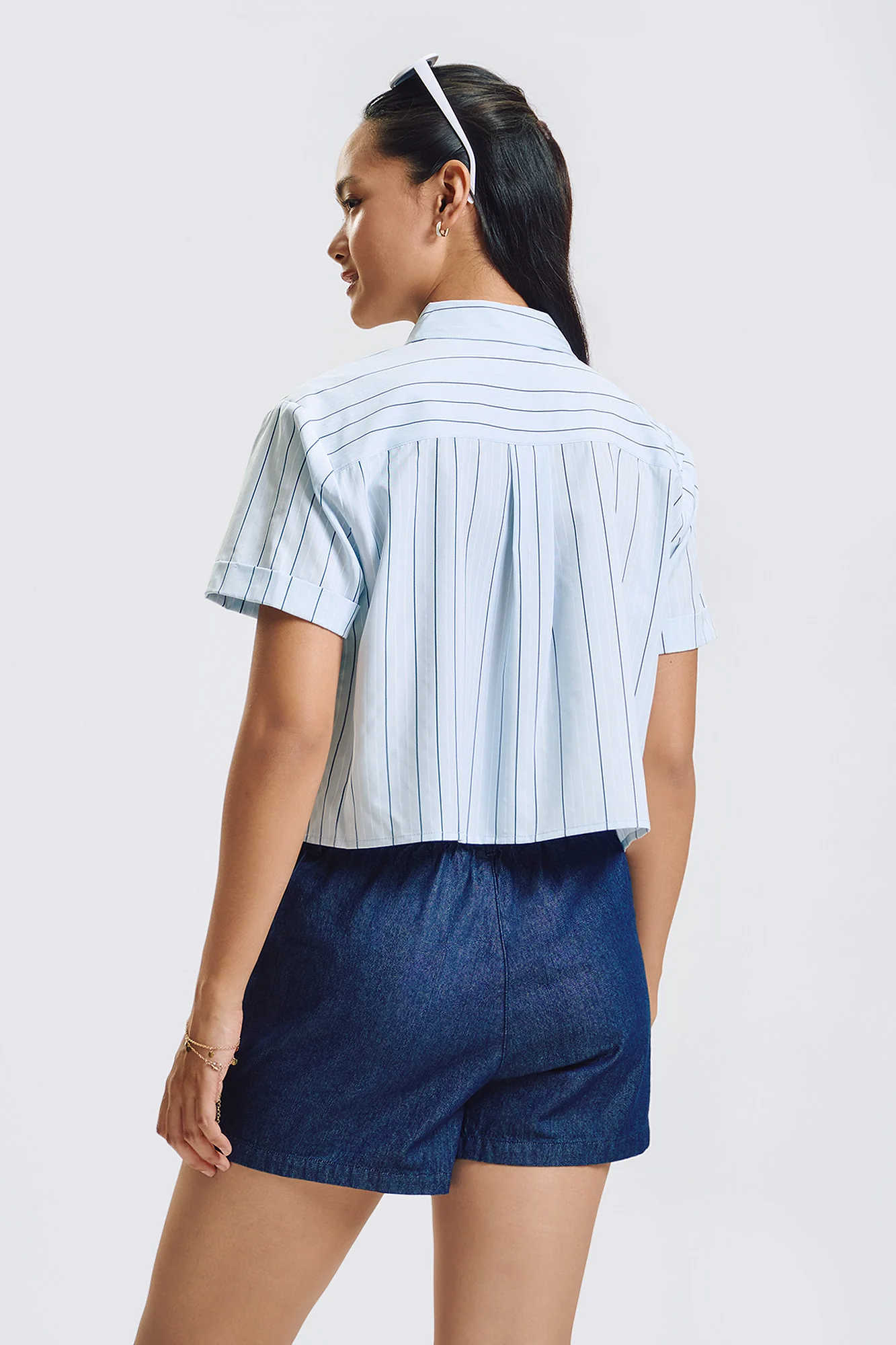 Striped Oxford Relaxed Shirt - Image 3