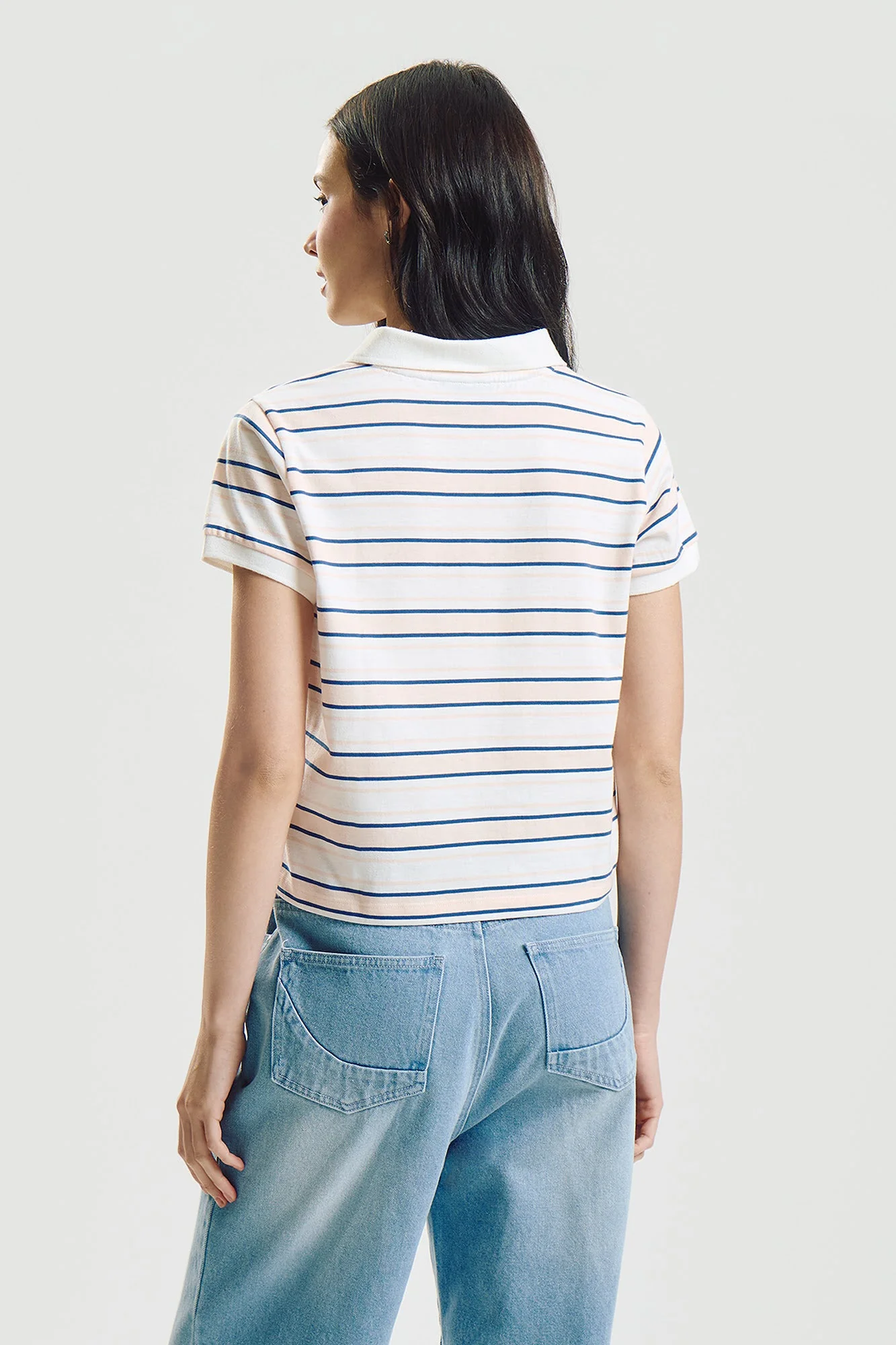 Striped Relaxed Polo - Image 7