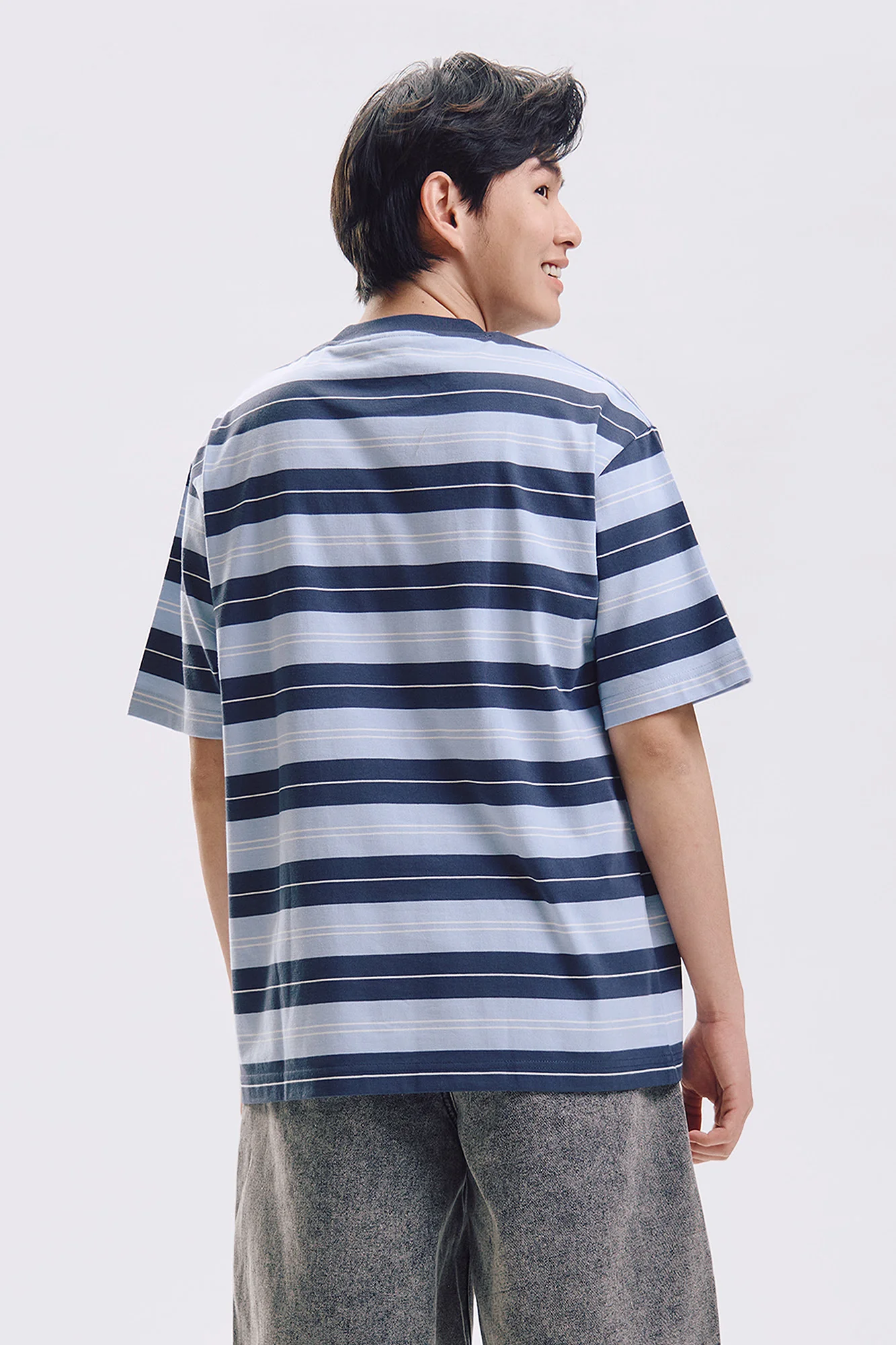 Striped Relaxed T-Shirt - Image 3