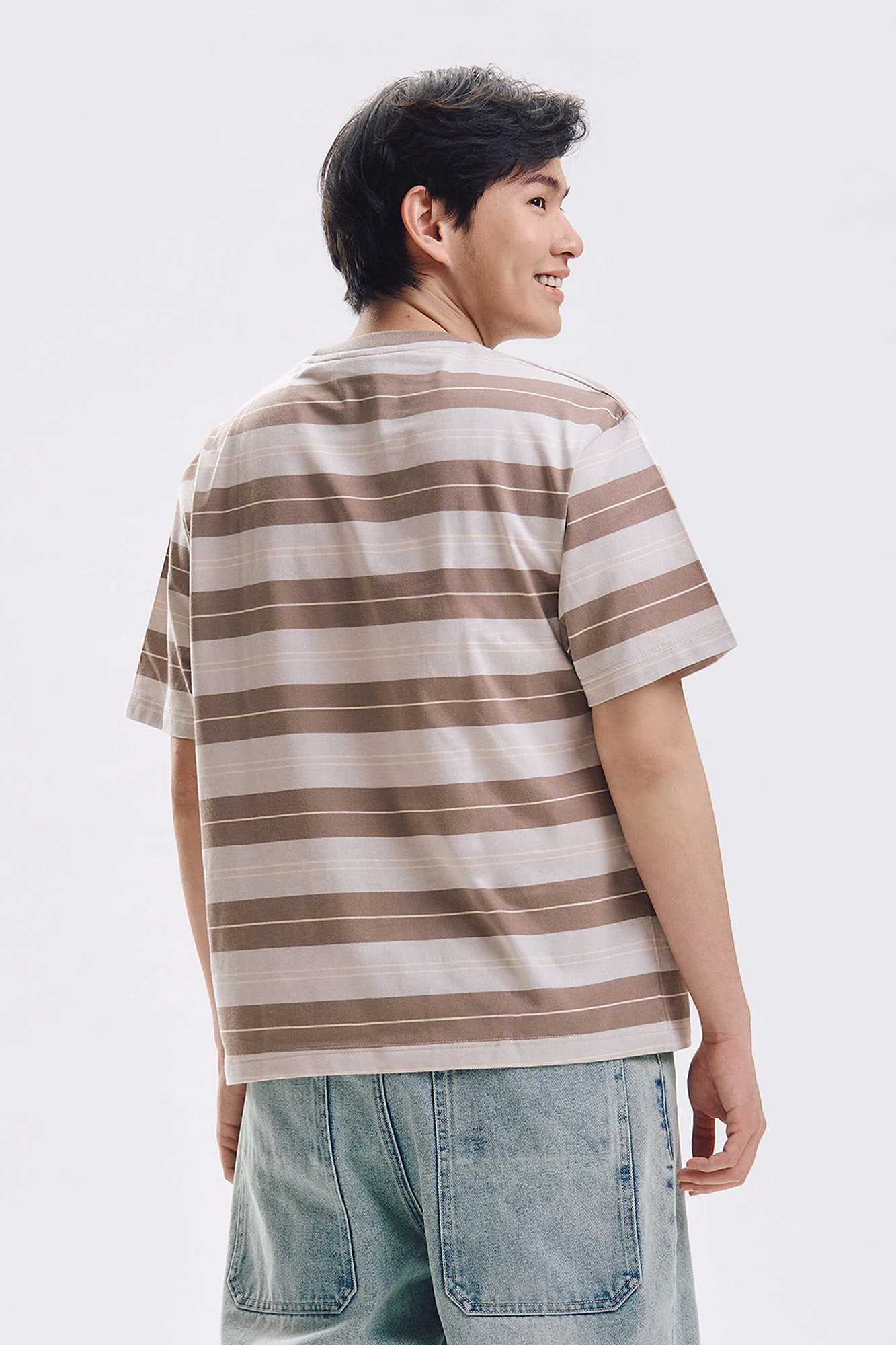 Striped Relaxed T-Shirt - Image 7