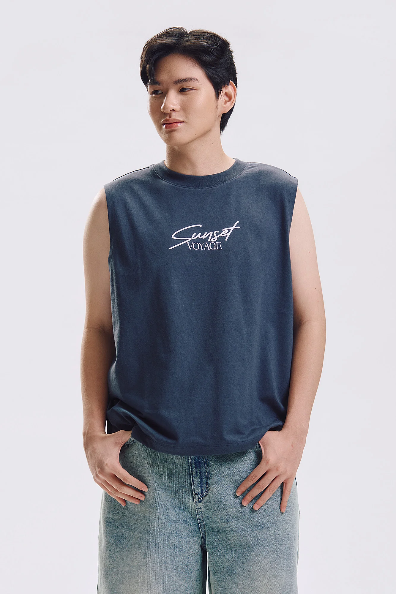 Sunset Voyage Relaxed Tank Top