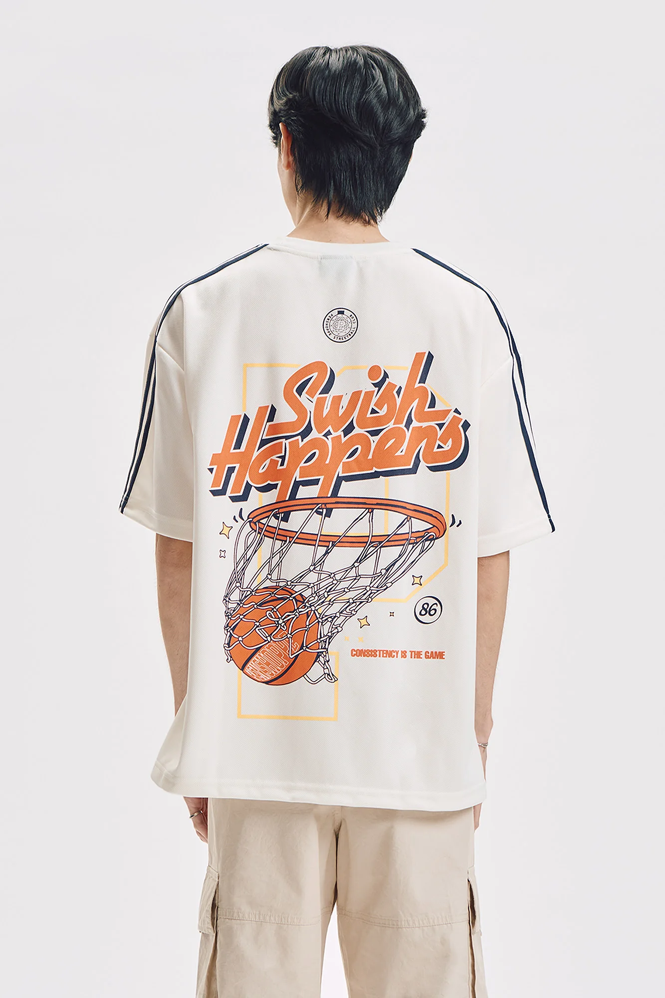 Swish Happens Relaxed Graphic T-Shirt