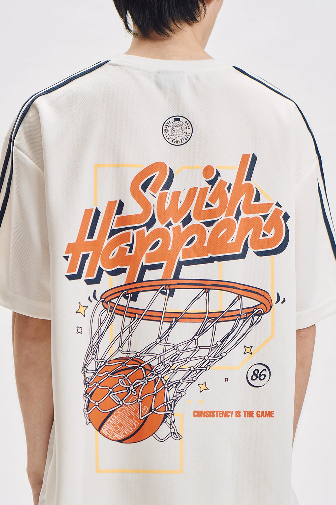 Swish Happens Relaxed Graphic T-Shirt - Image 2