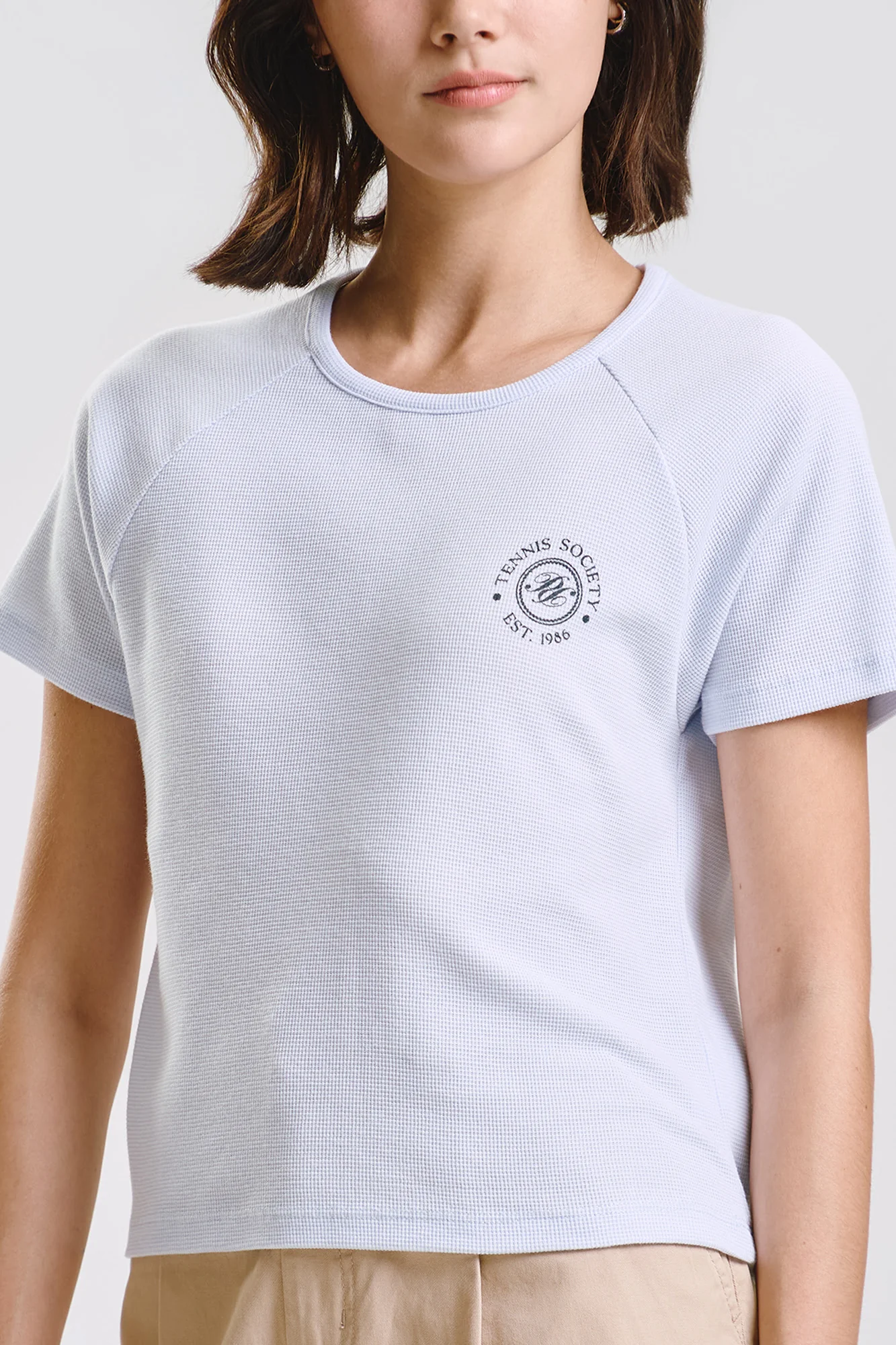 Tennis Society Relaxed Raglan Top - Image 2