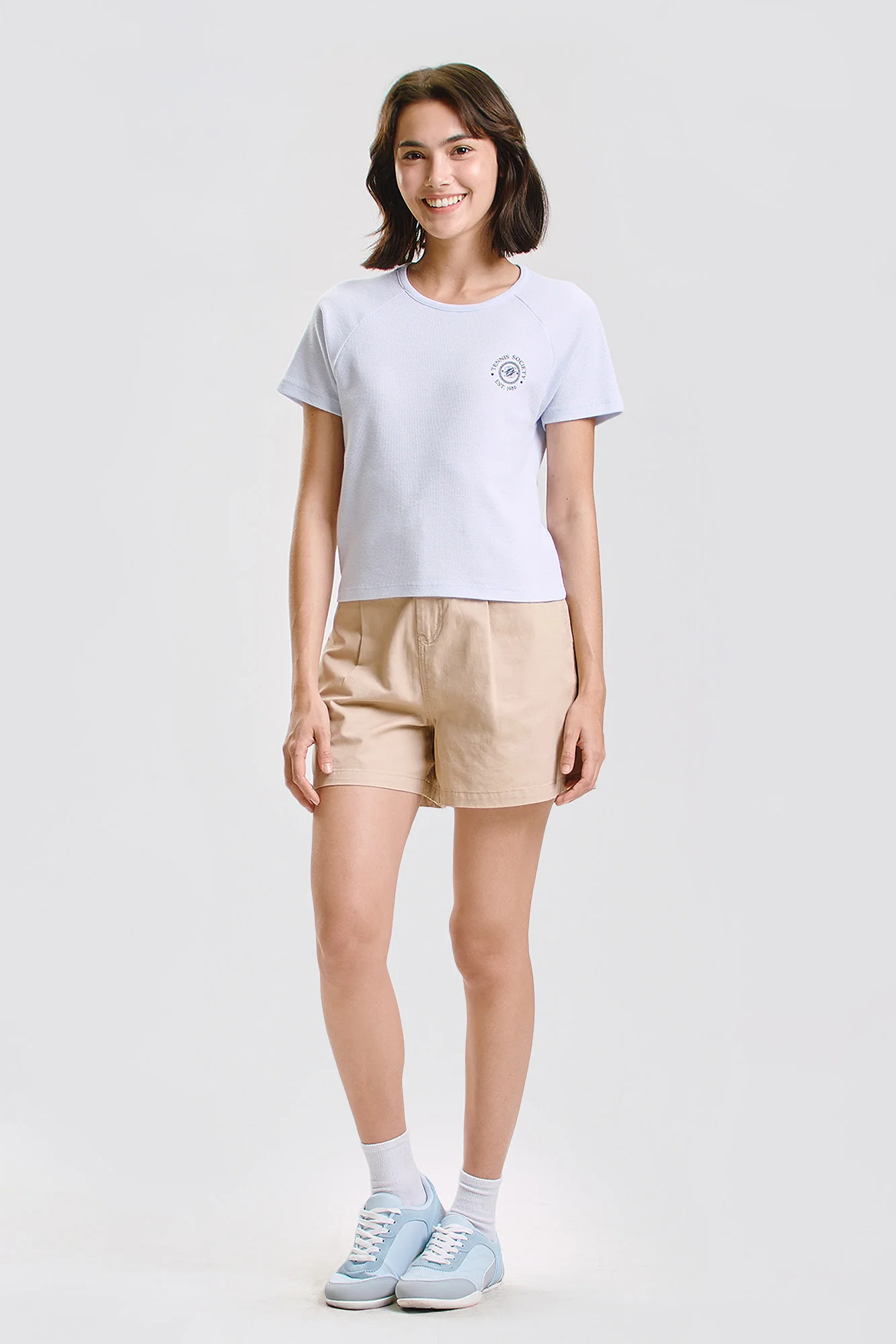 Tennis Society Relaxed Raglan Top - Image 4