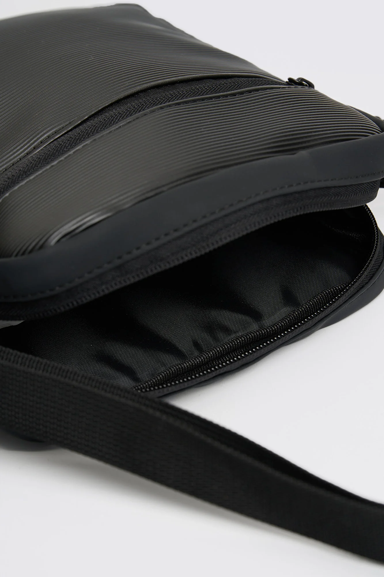 Textured PU Sling Bag - Image 5