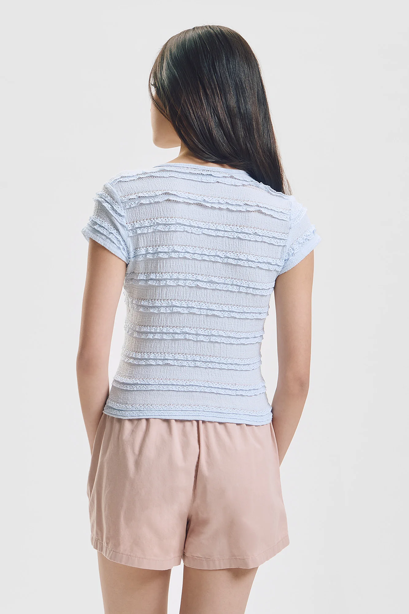 Textured Slim Top - Image 3
