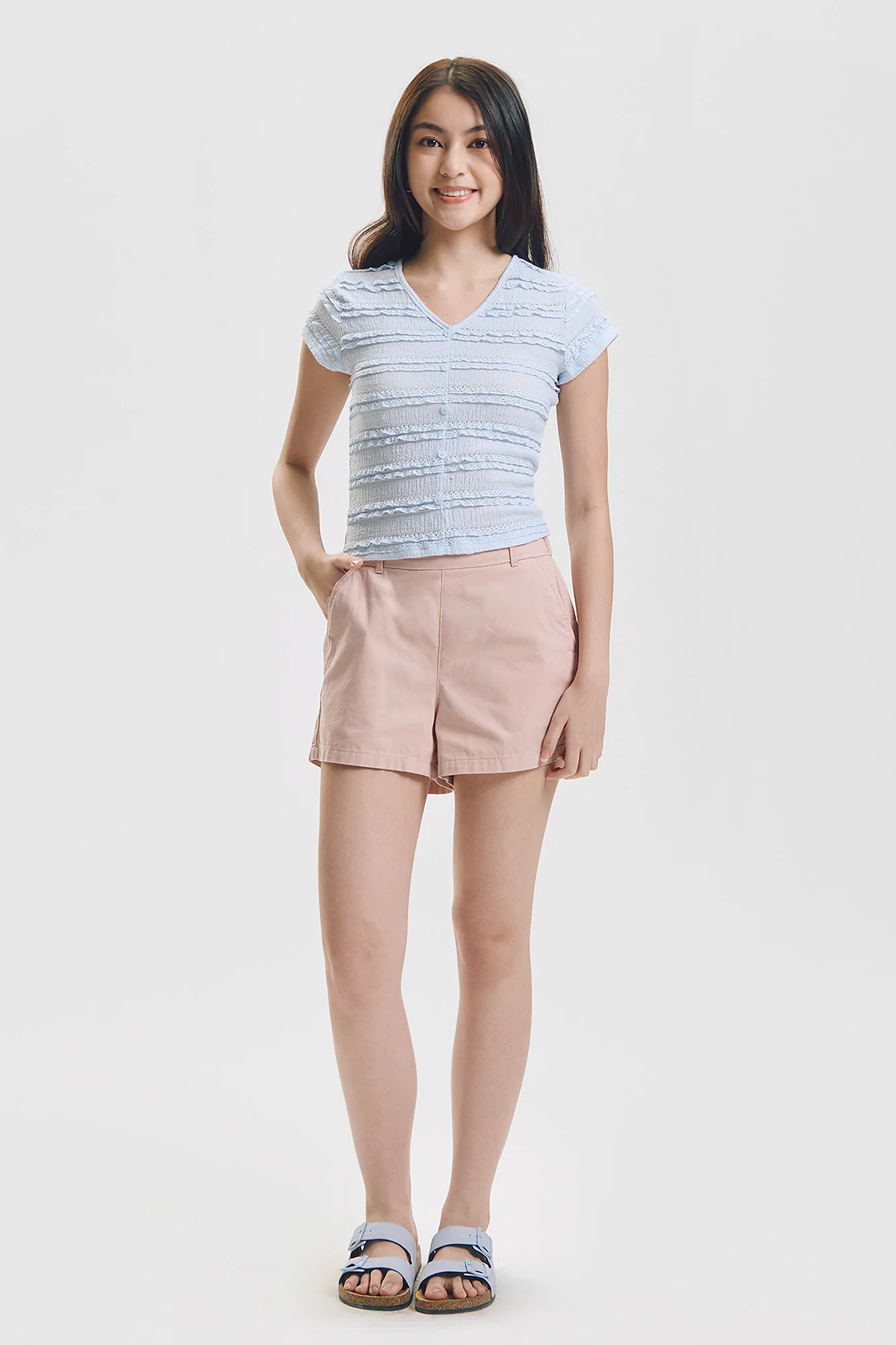 Textured Slim Top - Image 4