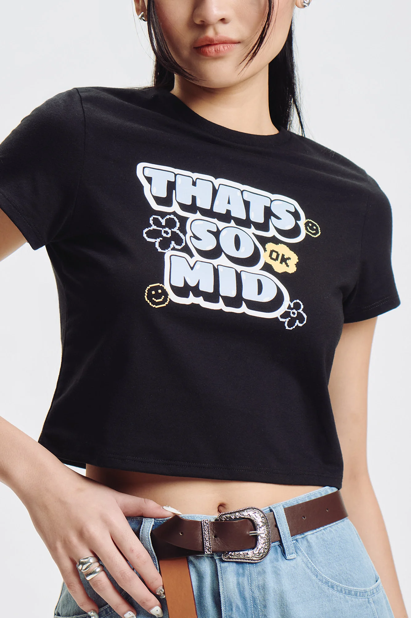 That's So Mid Slim Graphic T-Shirt - Image 2