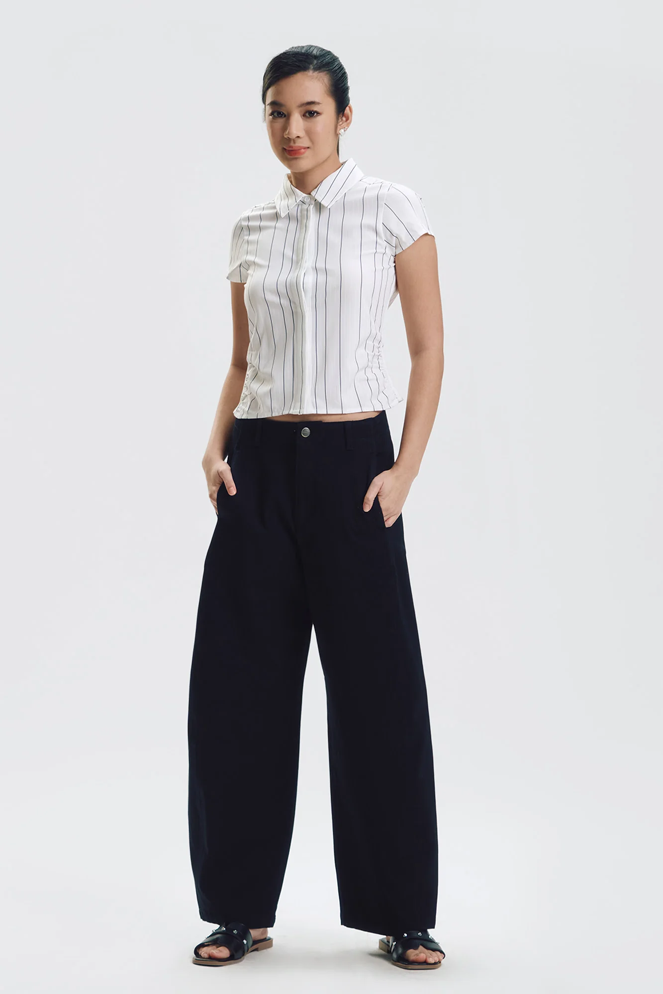 Twill Barrel Pants - Image 5