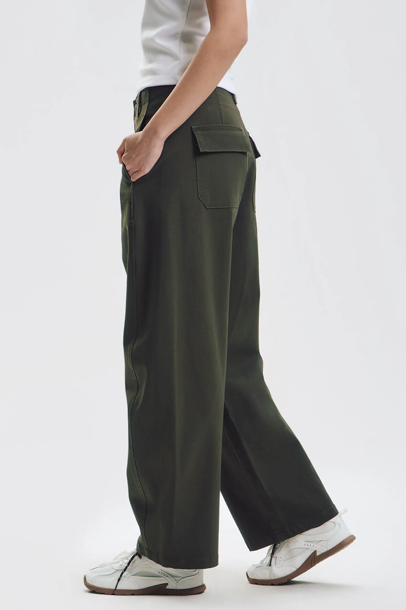 Twill Barrel Pants - Image 8