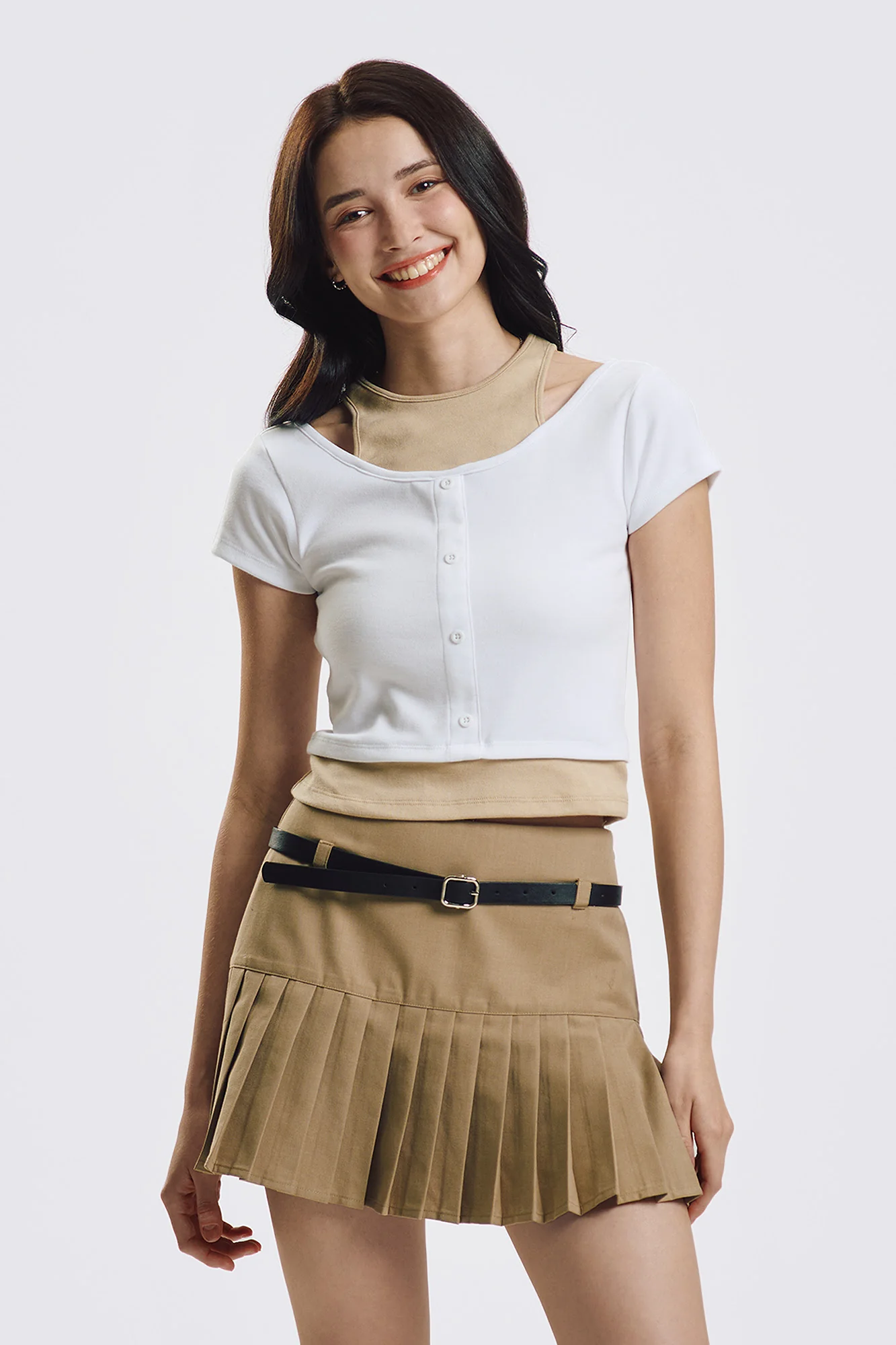 Two-Fer Button Down Top
