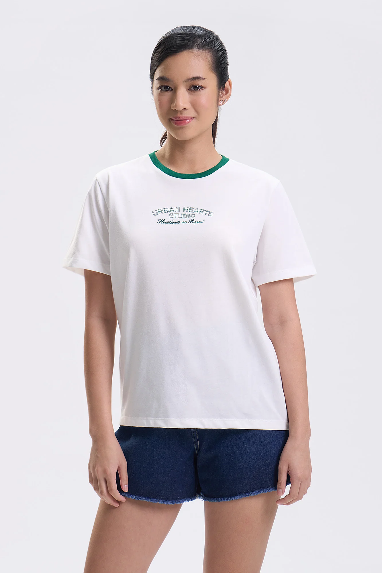 Urban Hearts Relaxed Graphic T-Shirt