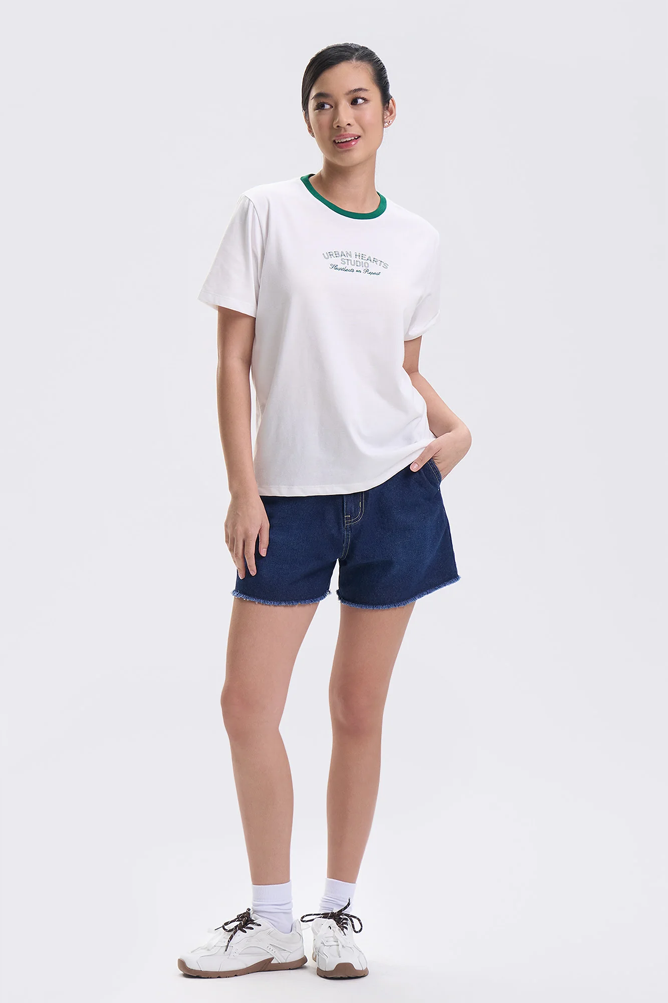 Urban Hearts Relaxed Graphic T-Shirt - Image 4