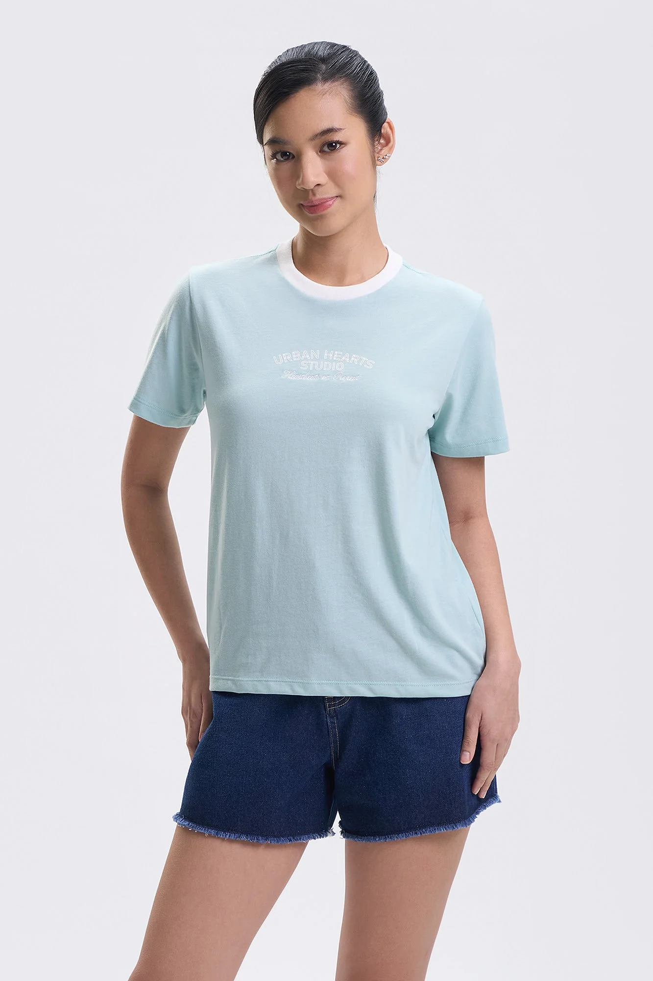 Urban Hearts Relaxed Graphic T-Shirt - Image 5