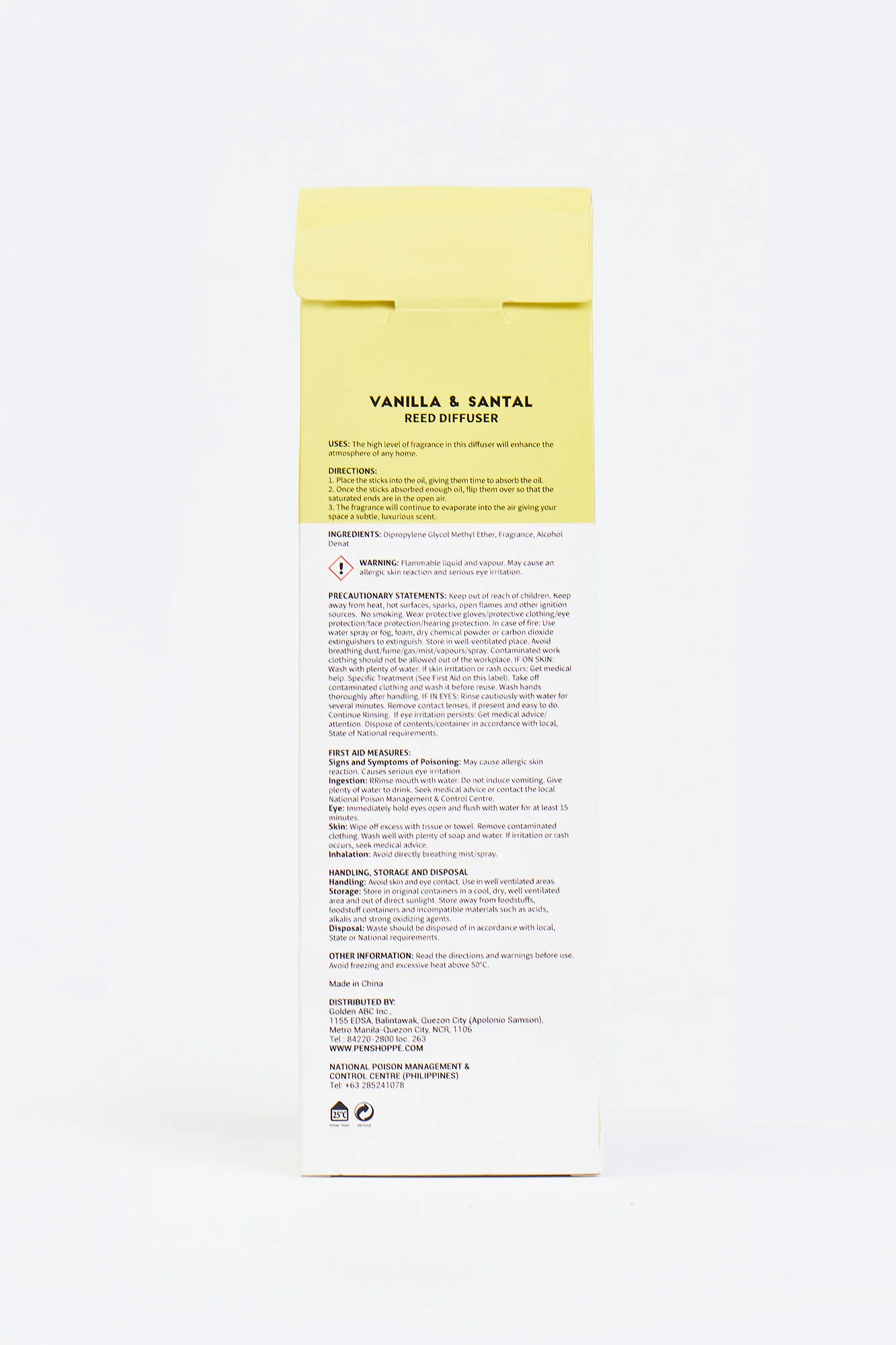 Vanilla & Santal Reed Diffuser 100ML - Image 3