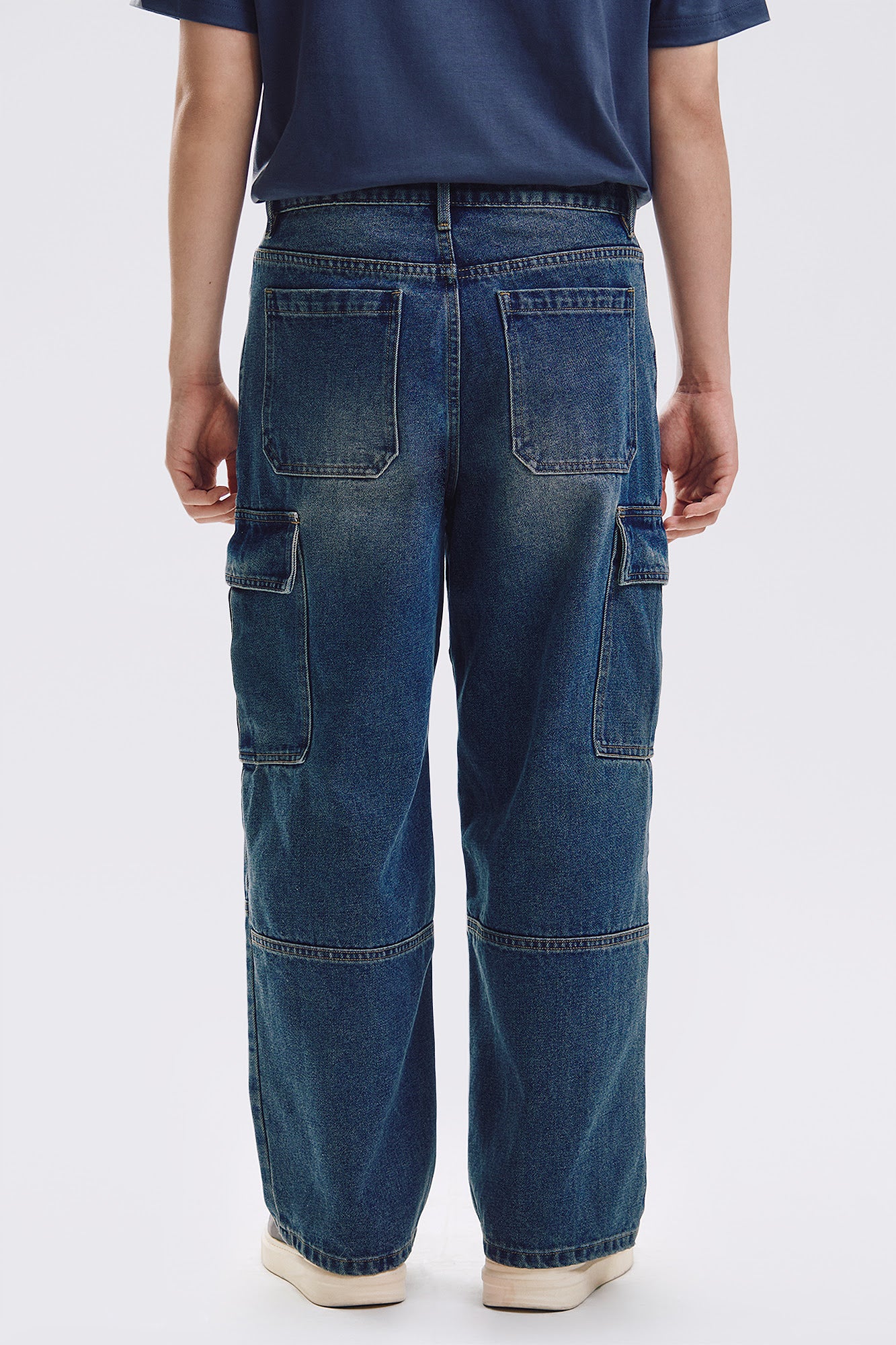 Wide Cargo Jeans - Image 4