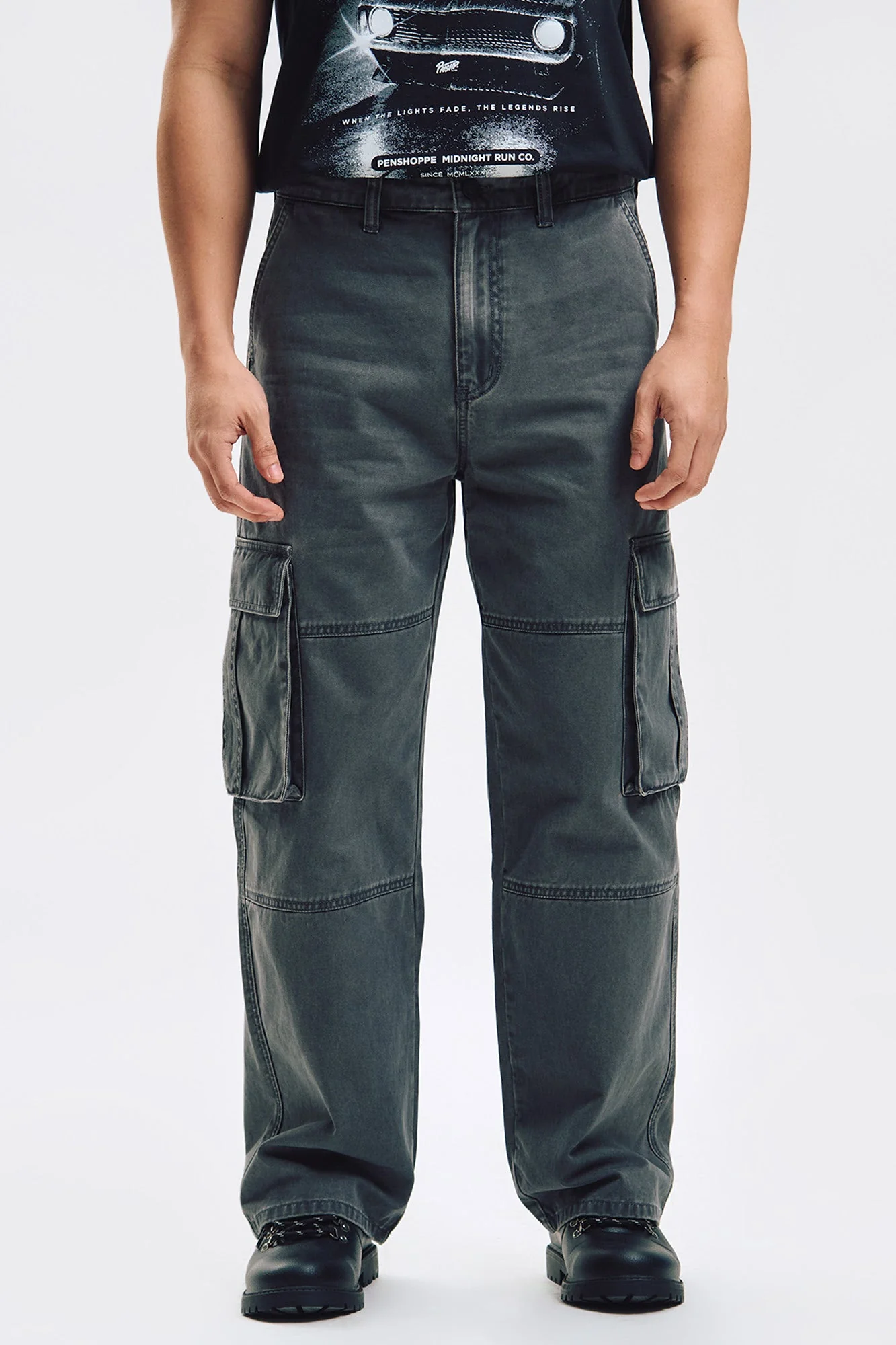 Wide Fit Cargo Pants - Image 6