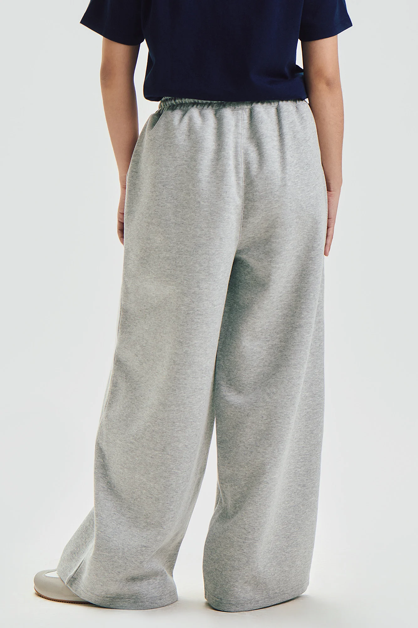 Wide Pintuck Interlock Pants - Image 3