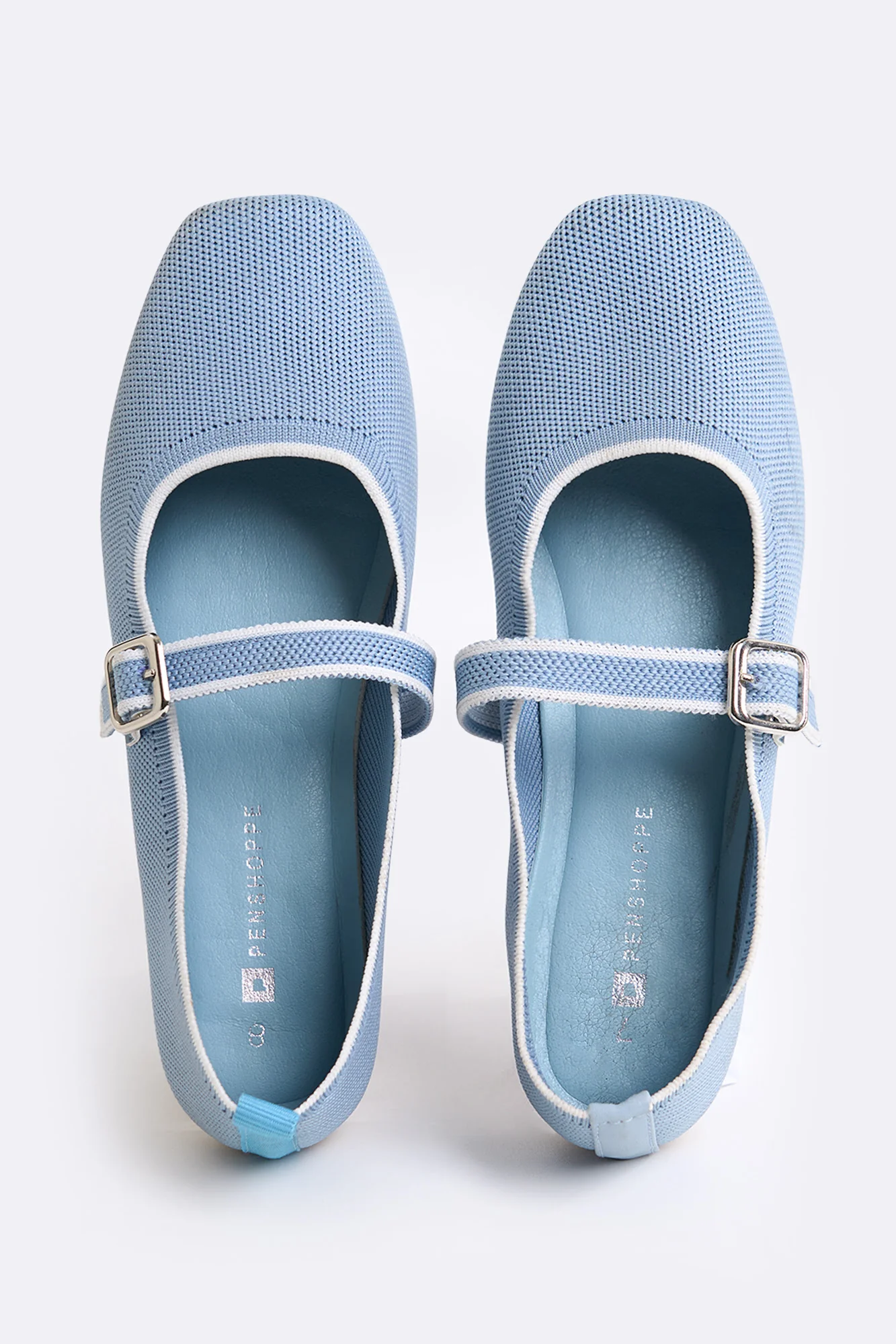 Women's Knitted Mary Jane Flats - Image 2