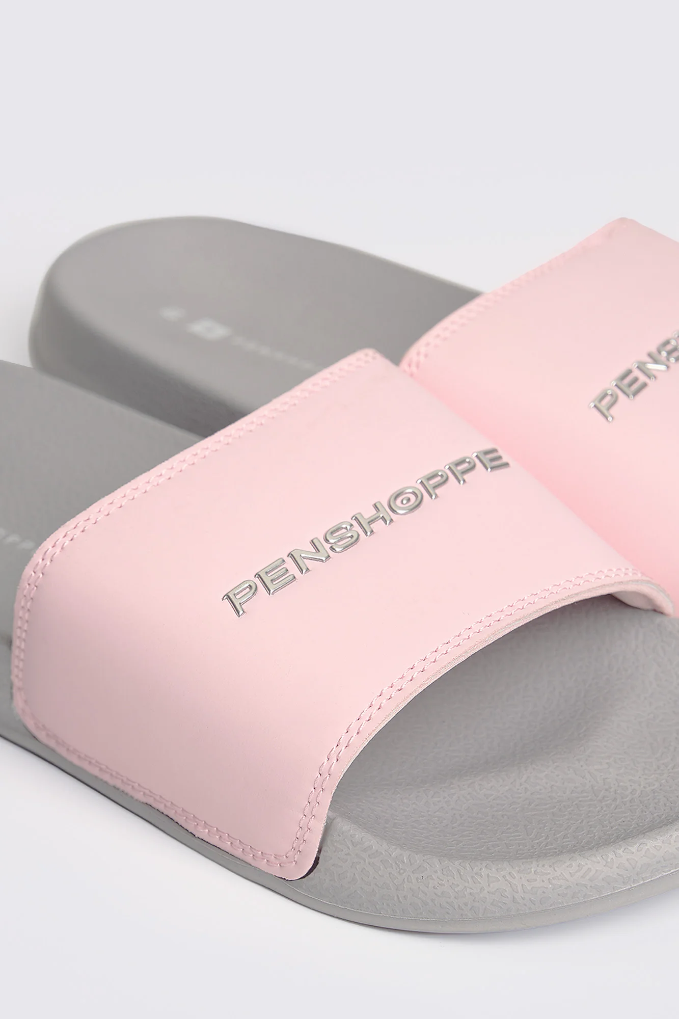 Women's Leather Band Slides - Image 4