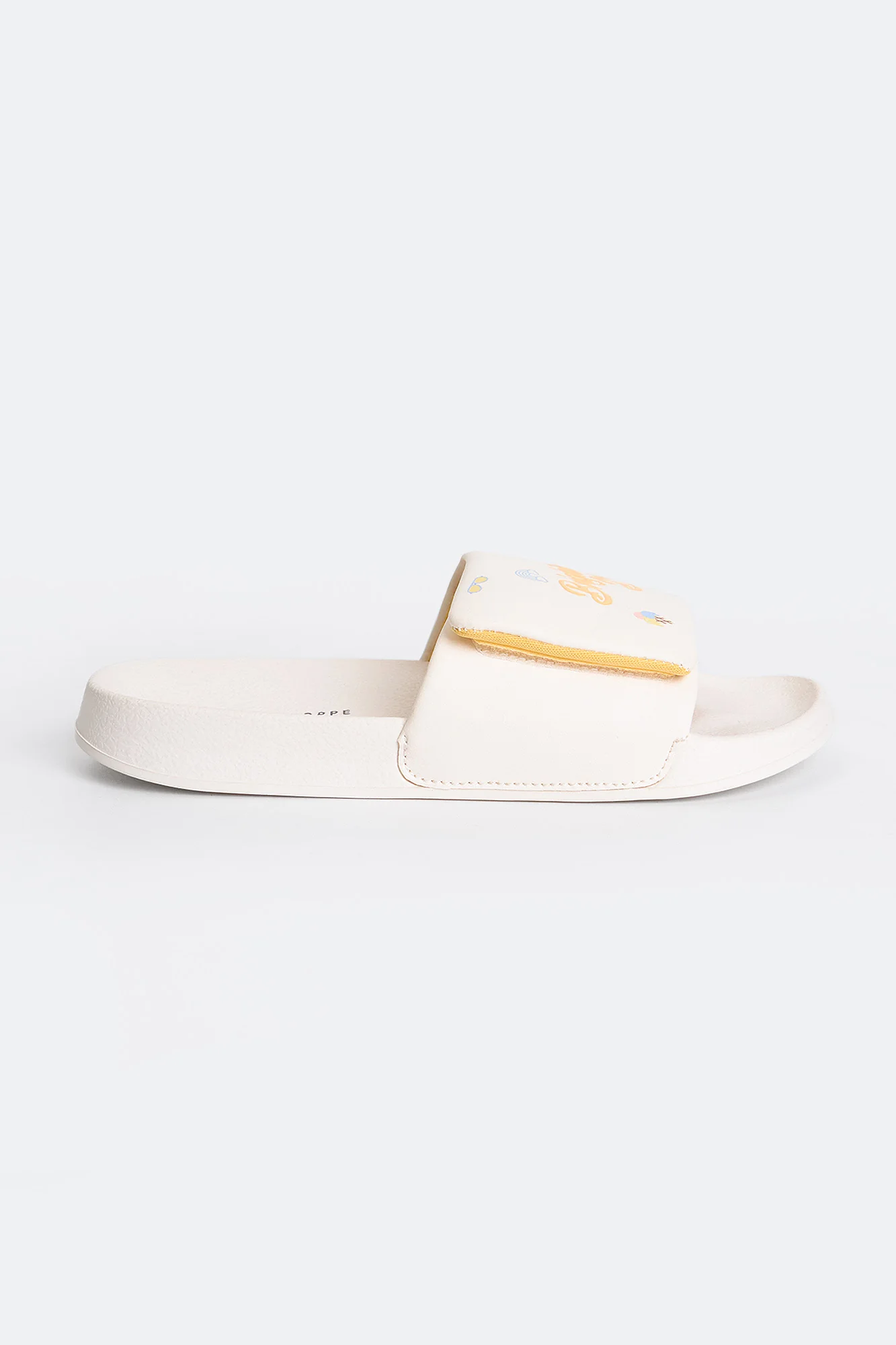 Women's Leather One Band Slides - Image 3