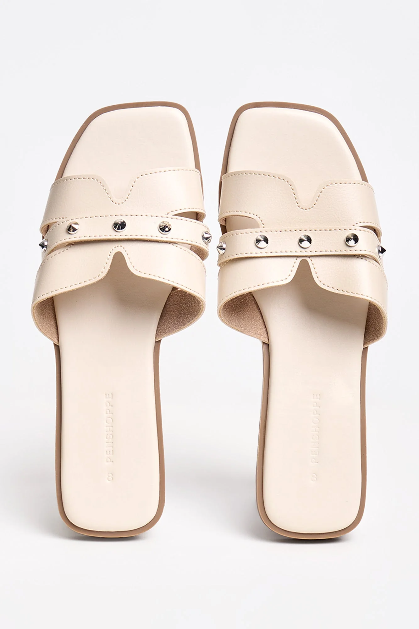 Women's Leather Slip-On Sandals - Image 10