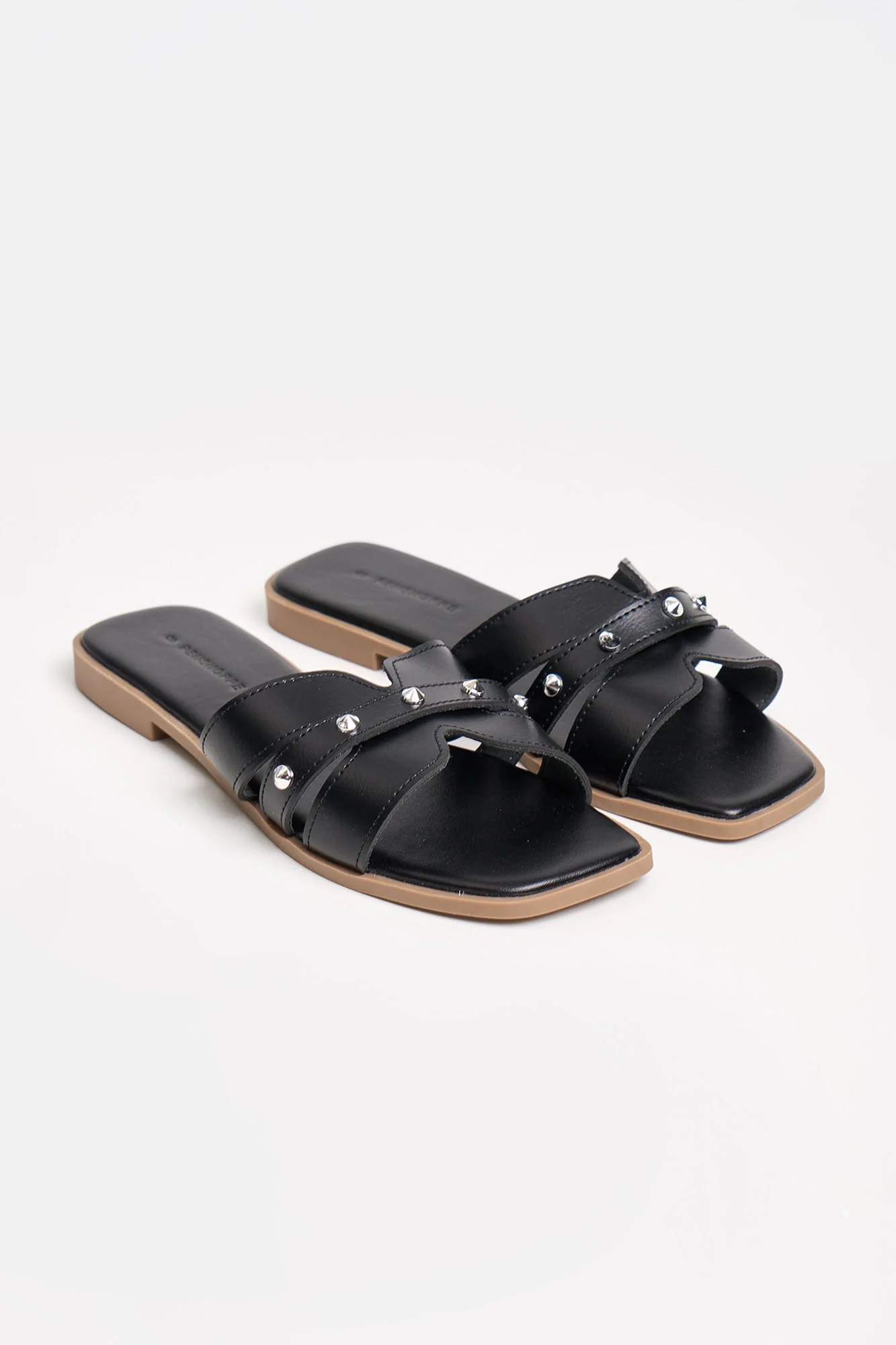 Women's Leather Slip-On Sandals - Image 5