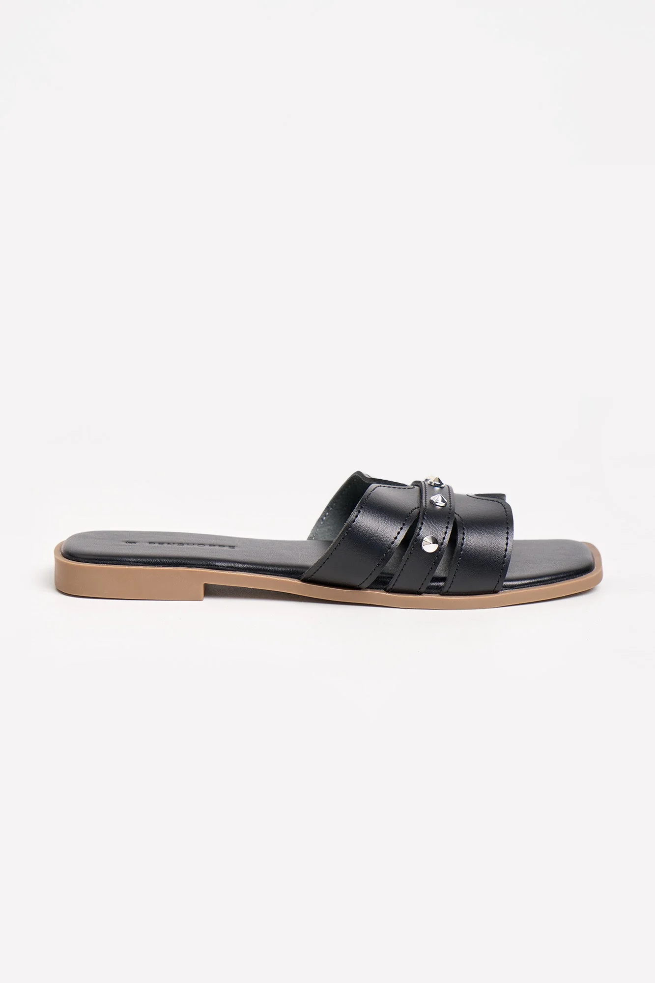 Women's Leather Slip-On Sandals - Image 7