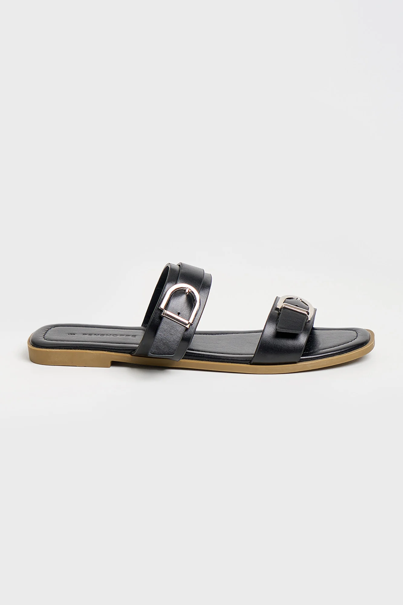 Women's Leather Slip-On Sandals - Image 3