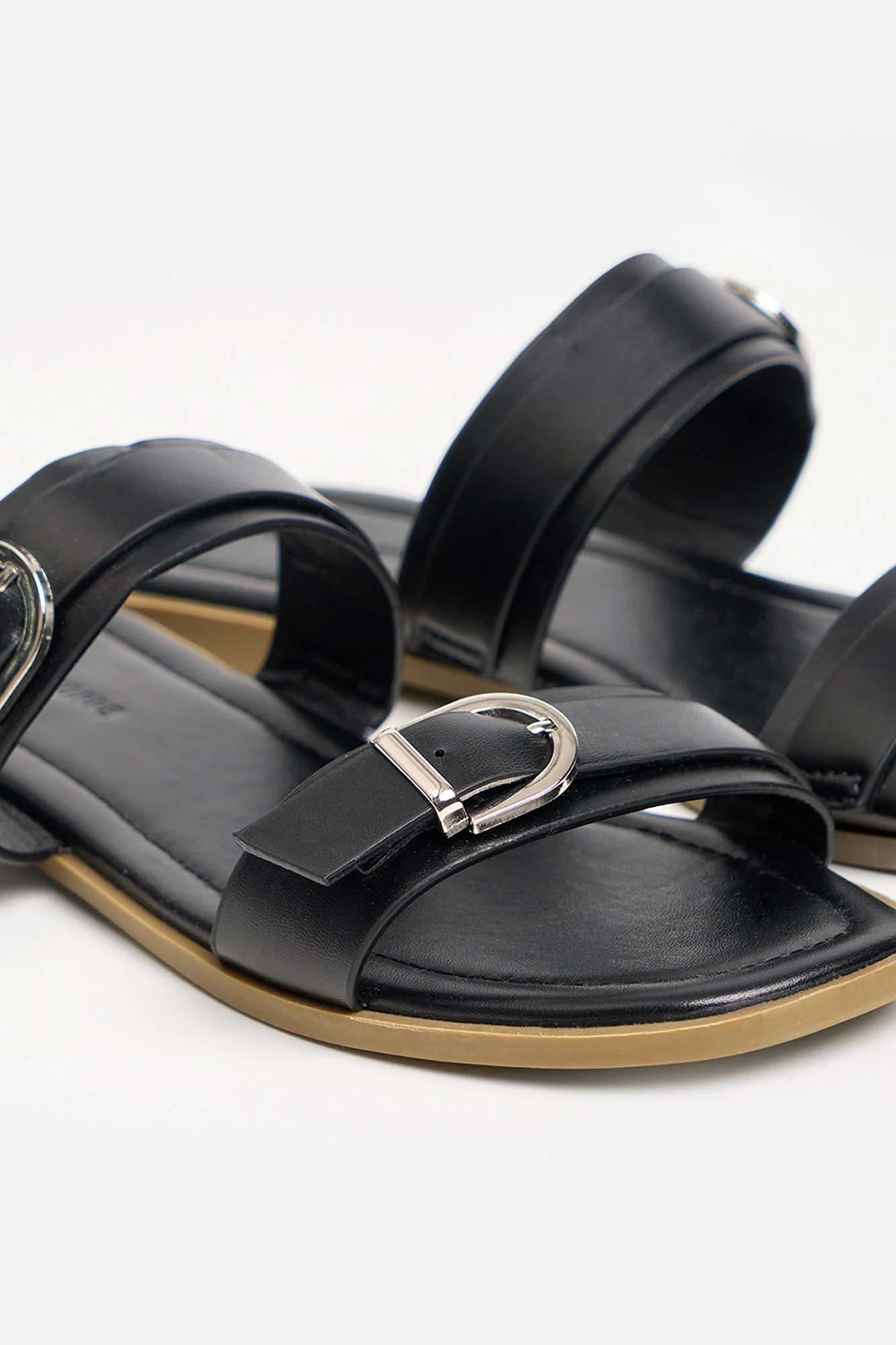 Women's Leather Slip-On Sandals - Image 4