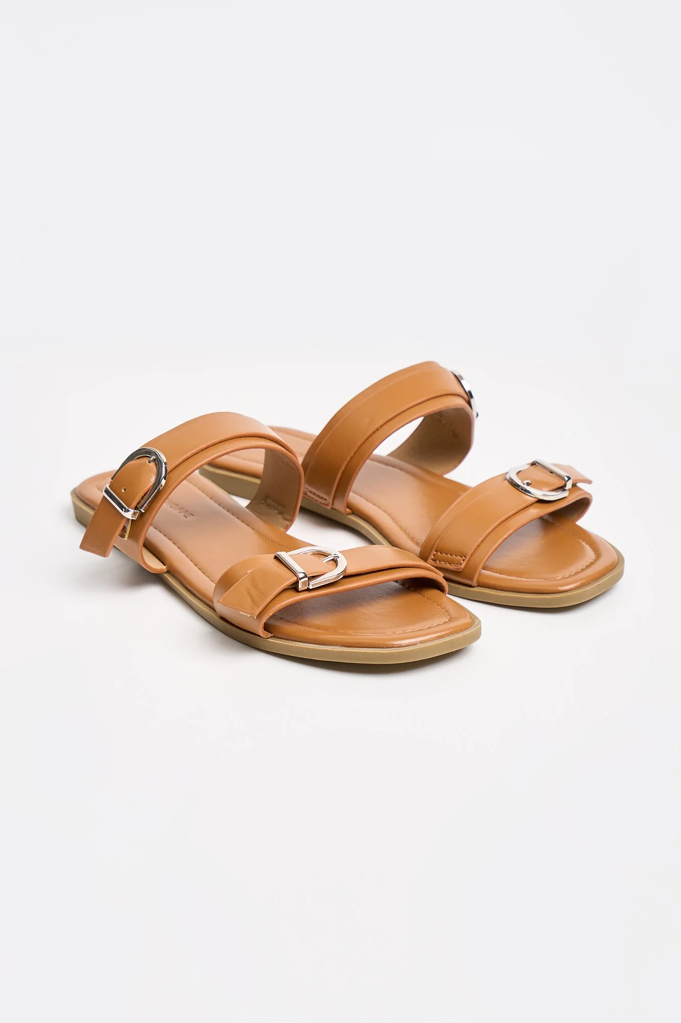 Women's Leather Slip-On Sandals - Image 5