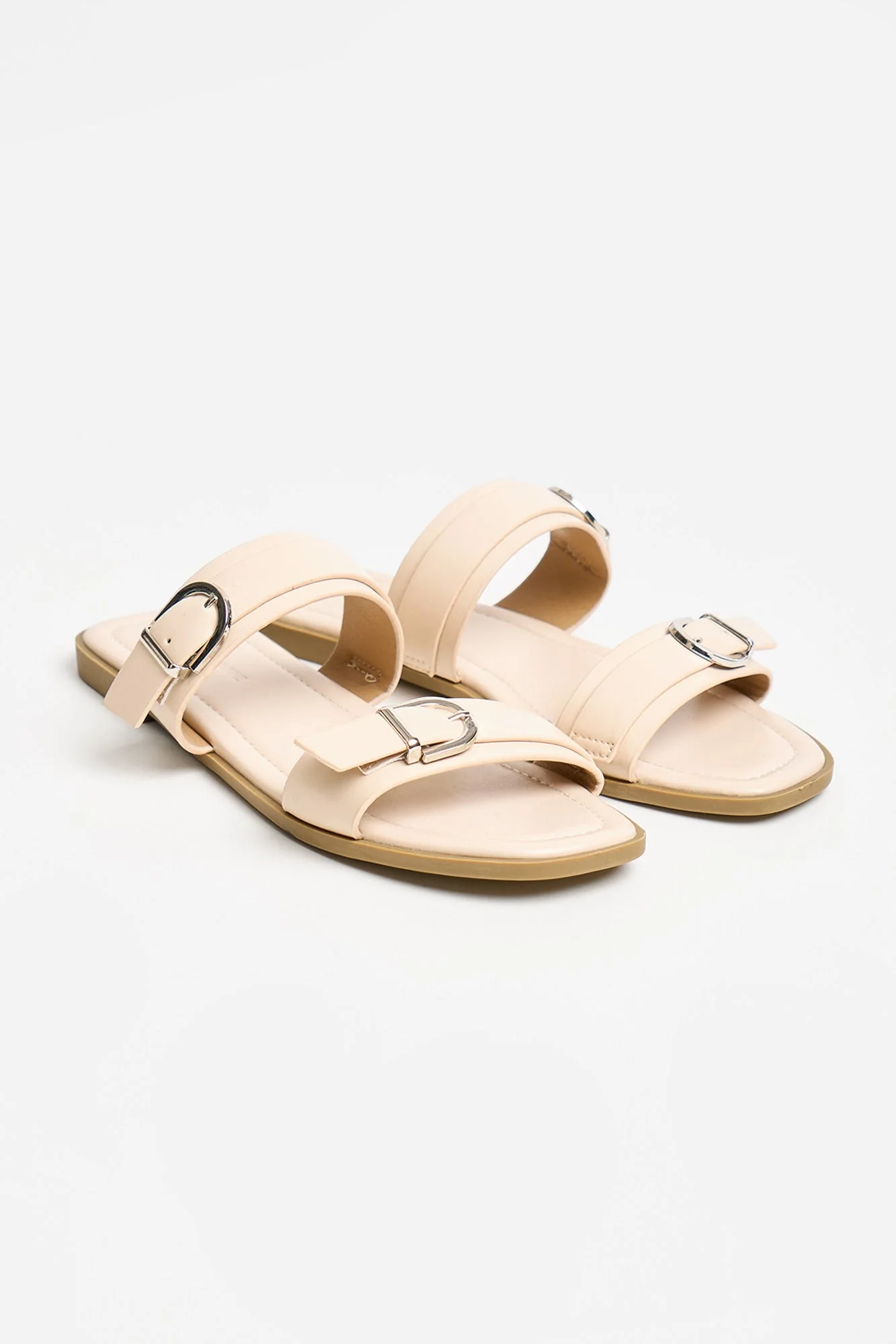 Women's Leather Slip-On Sandals - Image 9
