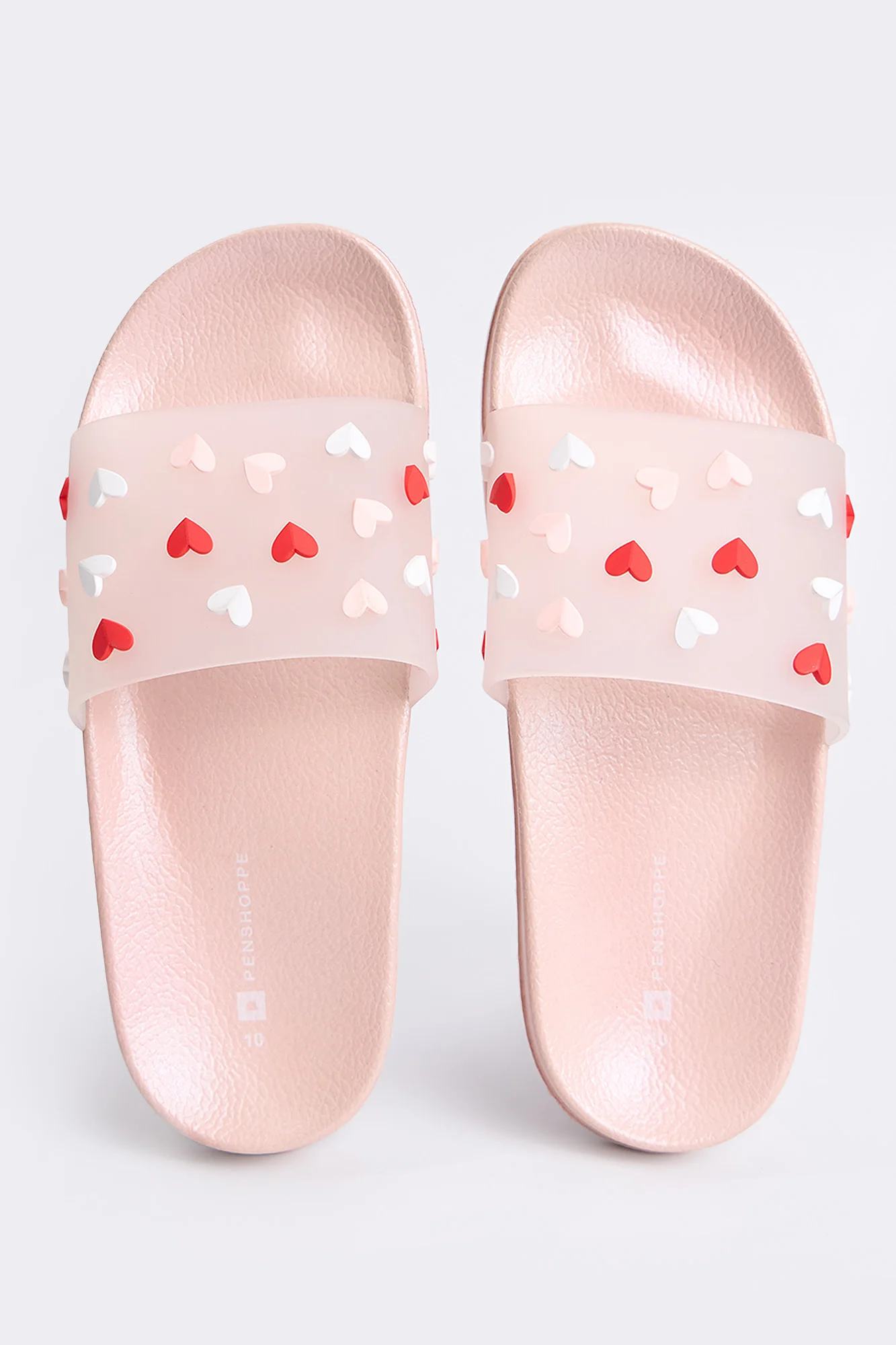 Women's Metallic Rubber Slides - Image 2