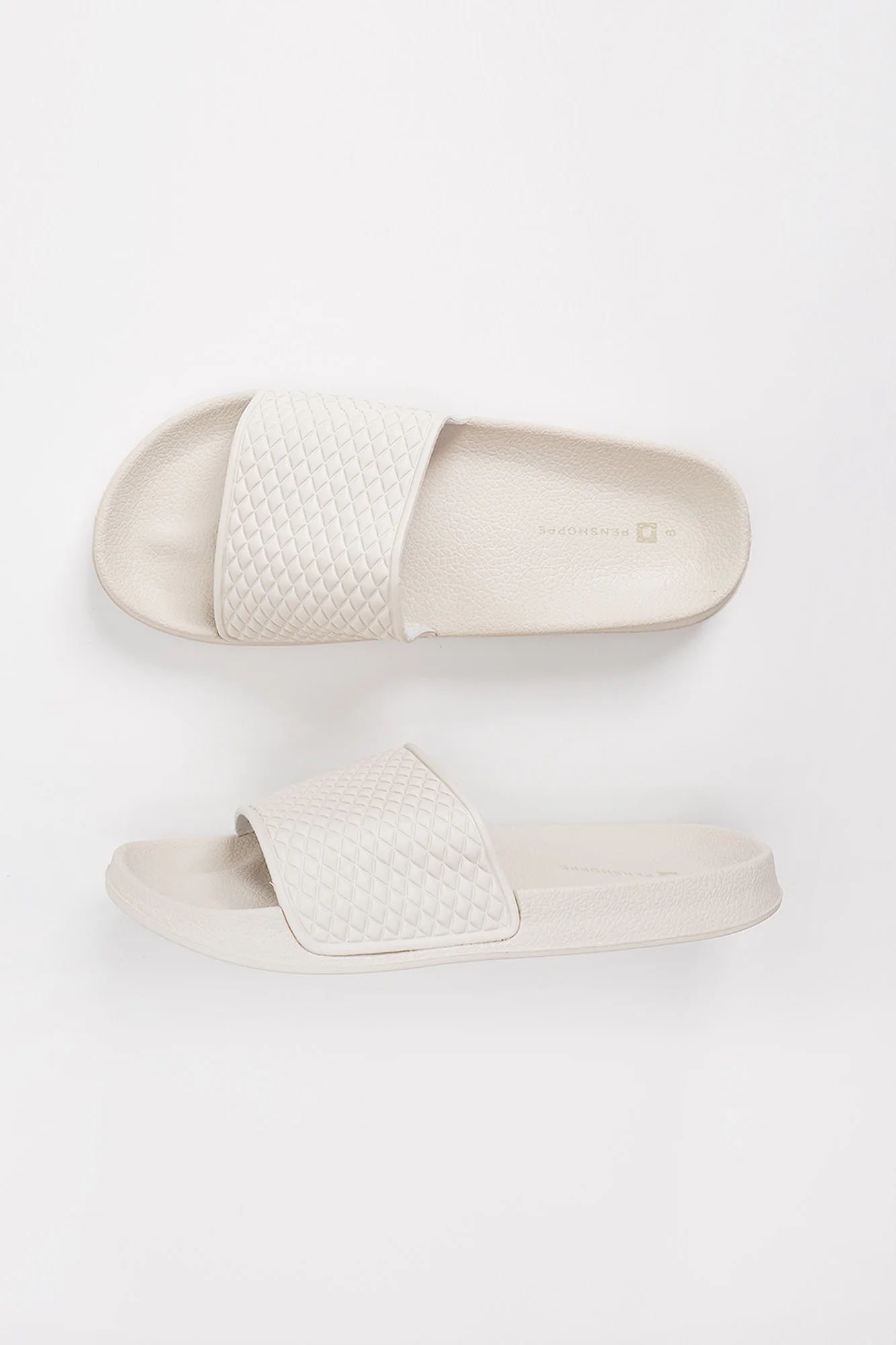 Women's Patterned One Band Slides - Image 3