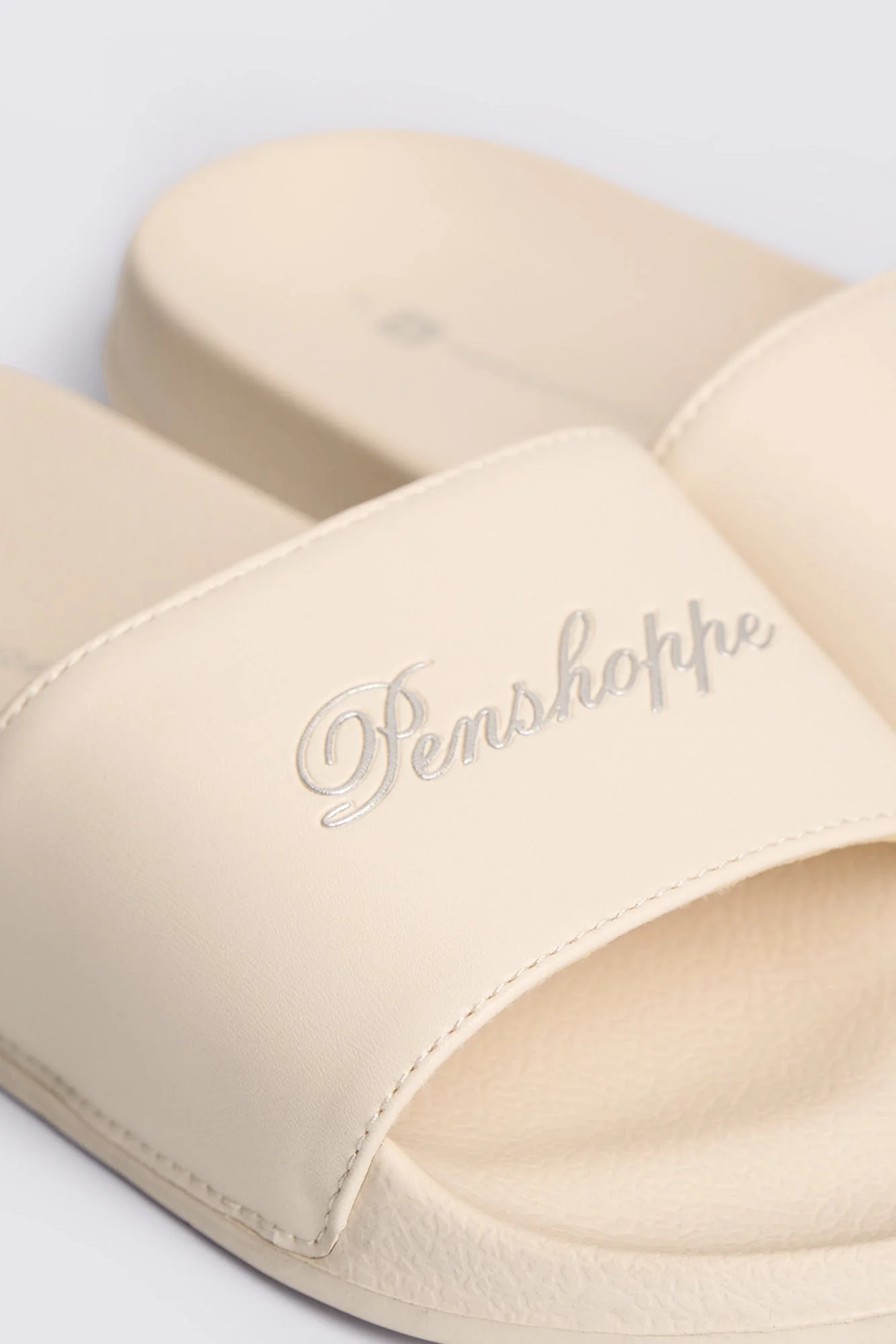 Women's Slides with Embossed Metallic Print - Image 12
