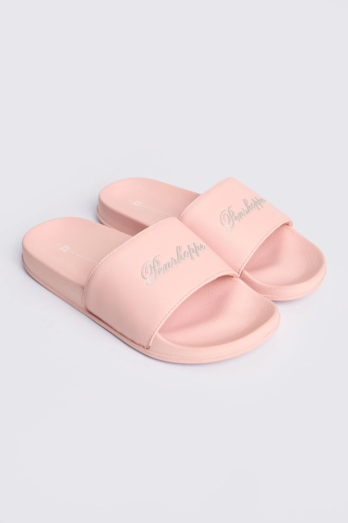 Women's Slides with Embossed Metallic Print - Image 5