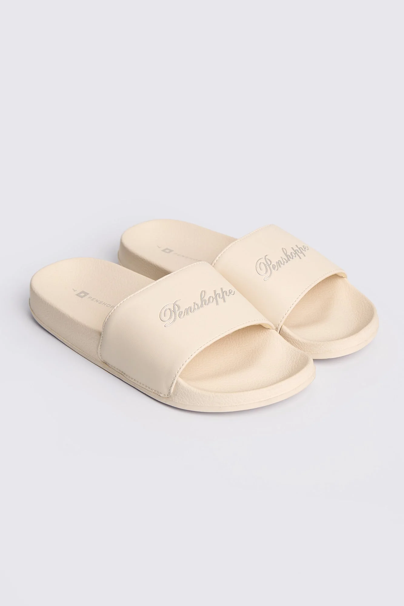 Women's Slides with Embossed Metallic Print - Image 9