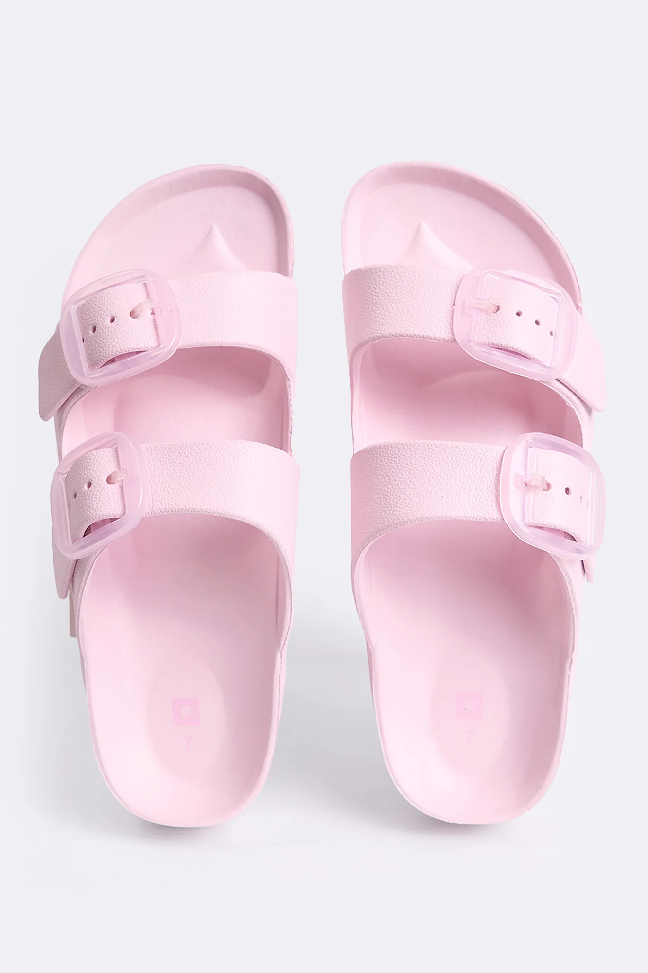 Women's Two Band Rubber Slides - Image 2