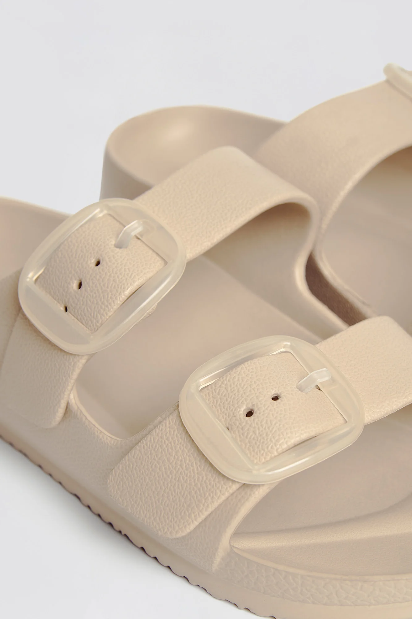 Women's Two Band Rubber Slides - Image 4