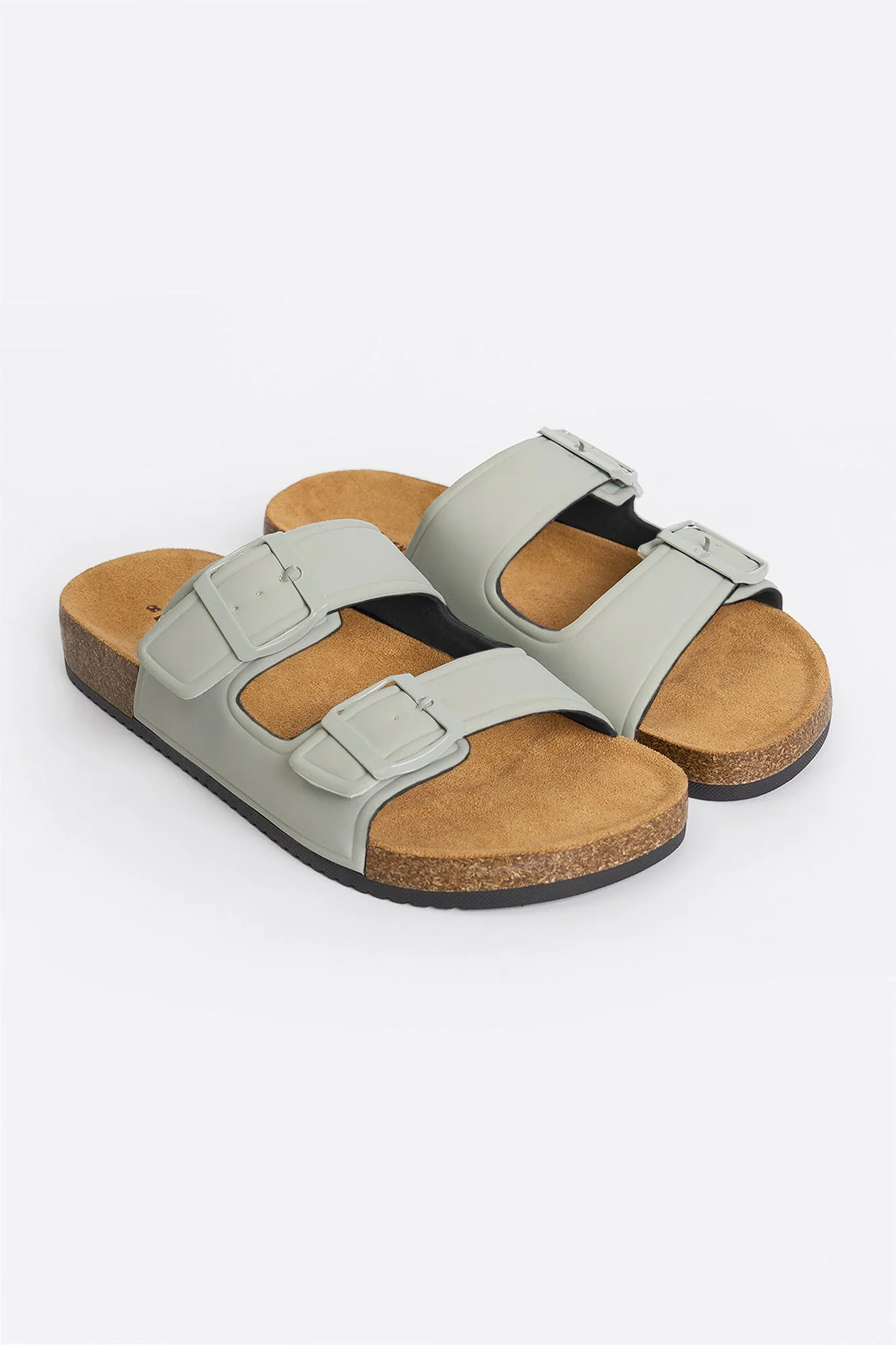 Women's Two Band Slip On Sandals - Image 9